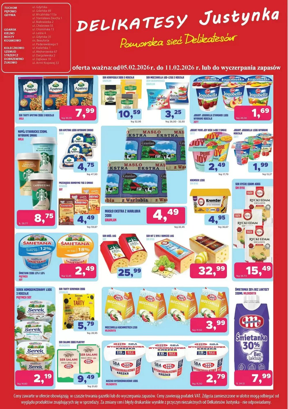 Gazetka promocyjna Delikatesy Justynka  ważna od 05.02.2026 - Strona 3.