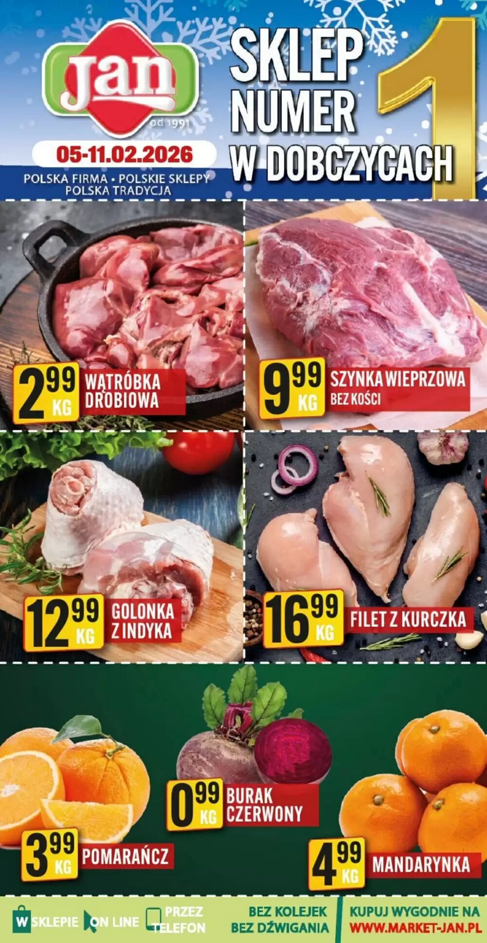 Gazetka promocyjna Market Jan  ważna od 05.02.2026 - Strona 1.