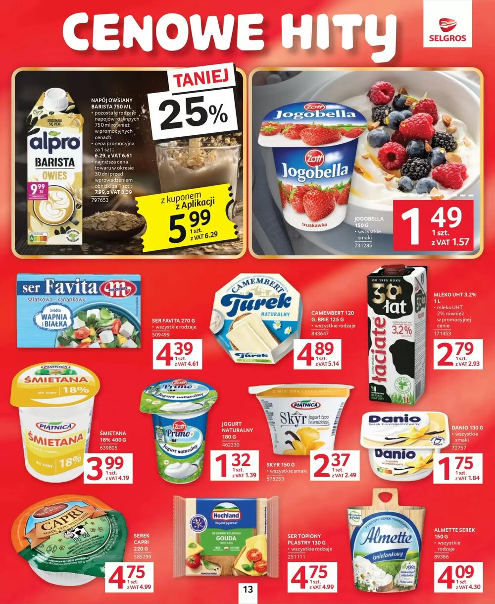 Gazetka promocyjna Selgros  ważna od 05.02.2026 - Strona 13.