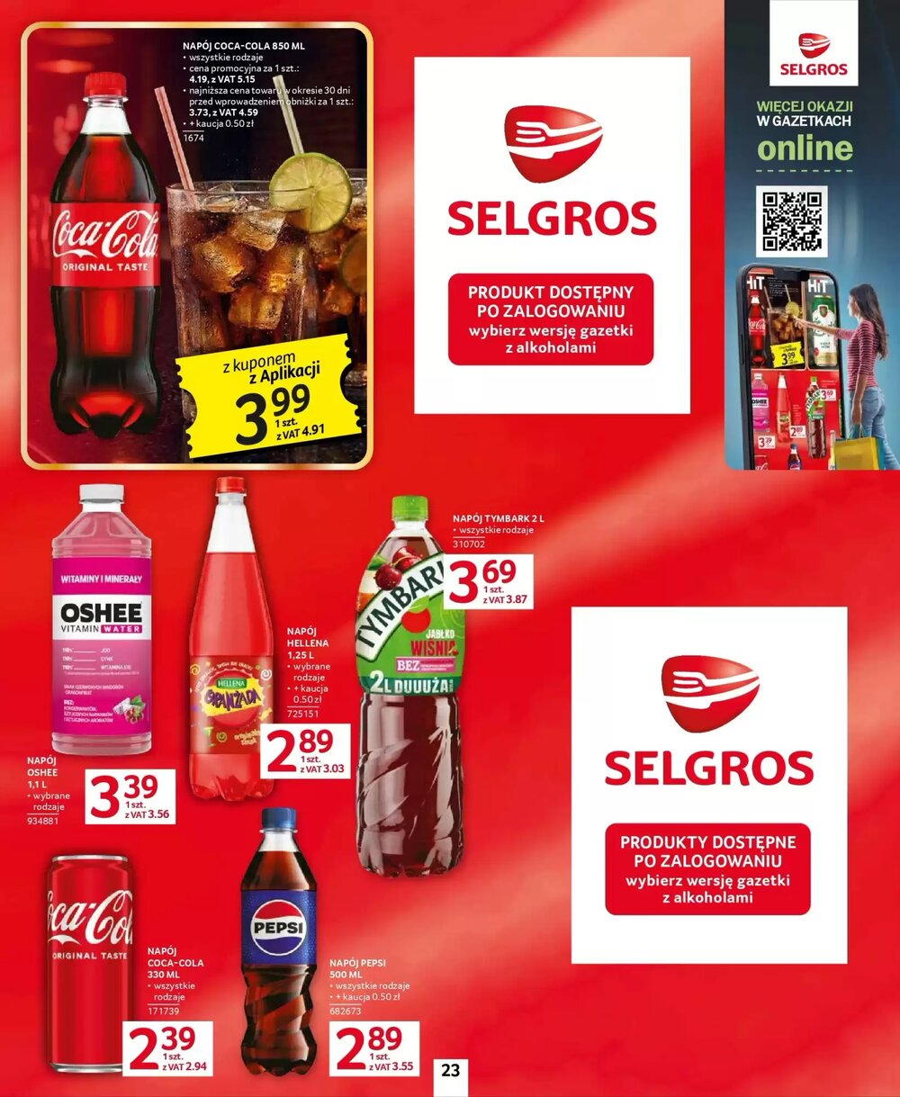 Gazetka promocyjna Selgros  ważna od 05.02.2026 - Strona 23.
