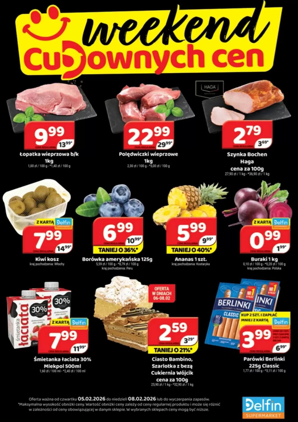 Gazetka promocyjna Delfin  ważna od 05.02.2026 - Strona 1.