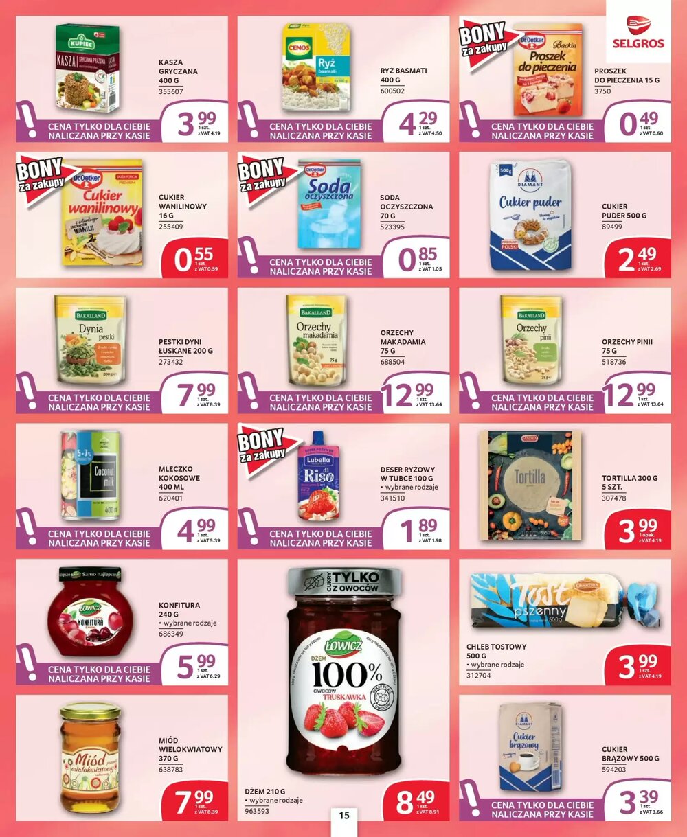 Gazetka promocyjna Selgros  ważna od 05.02.2026 - Strona 15.