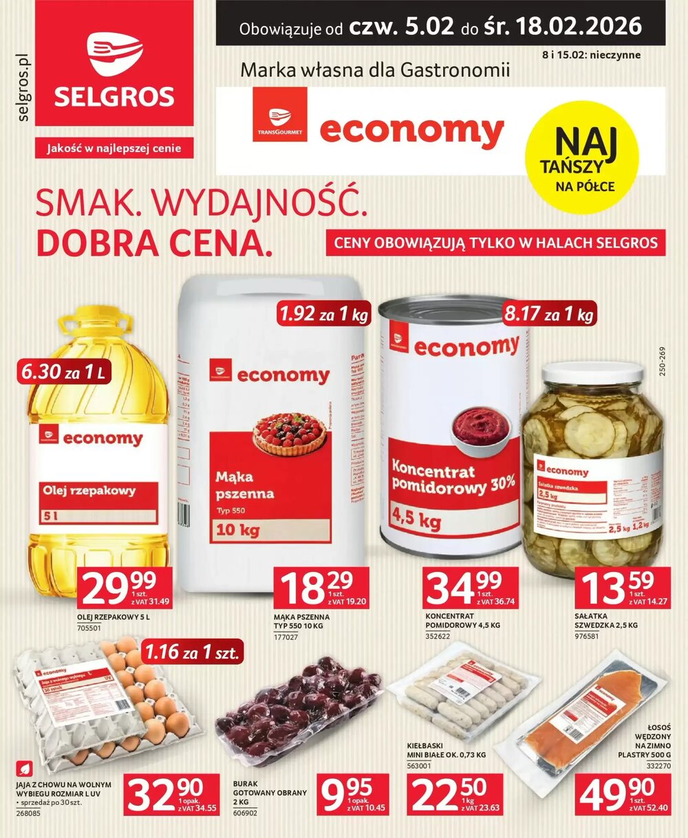 Gazetka promocyjna Selgros  ważna od 05.02.2026 - Strona 1.