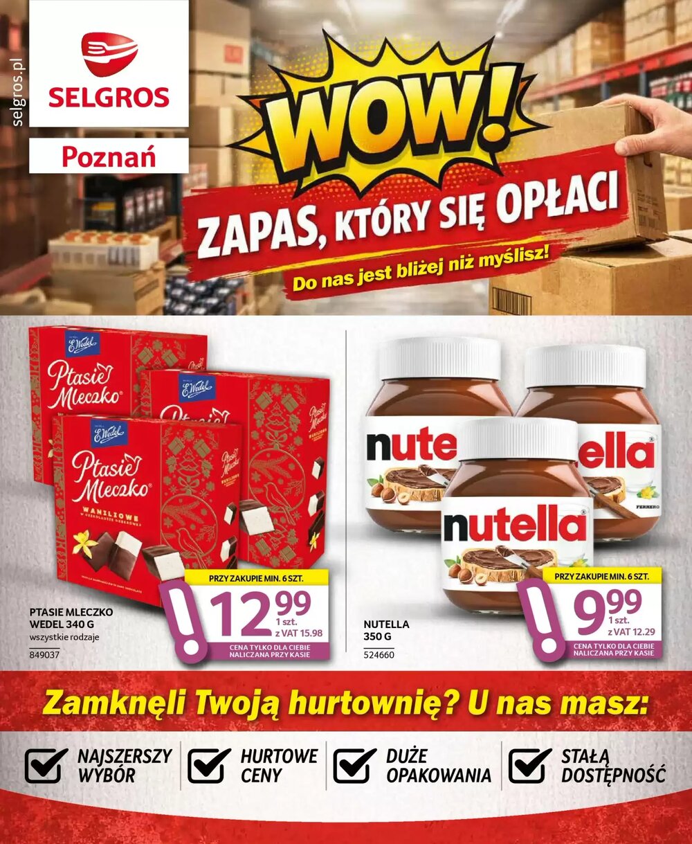 Gazetka promocyjna Selgros  ważna od 05.02.2026 - Strona 1.