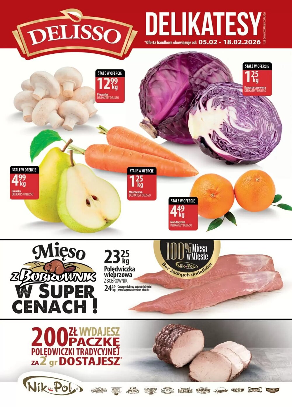 Gazetka promocyjna Delisso Delikatesy  ważna od 05.02.2026 - Strona 1.