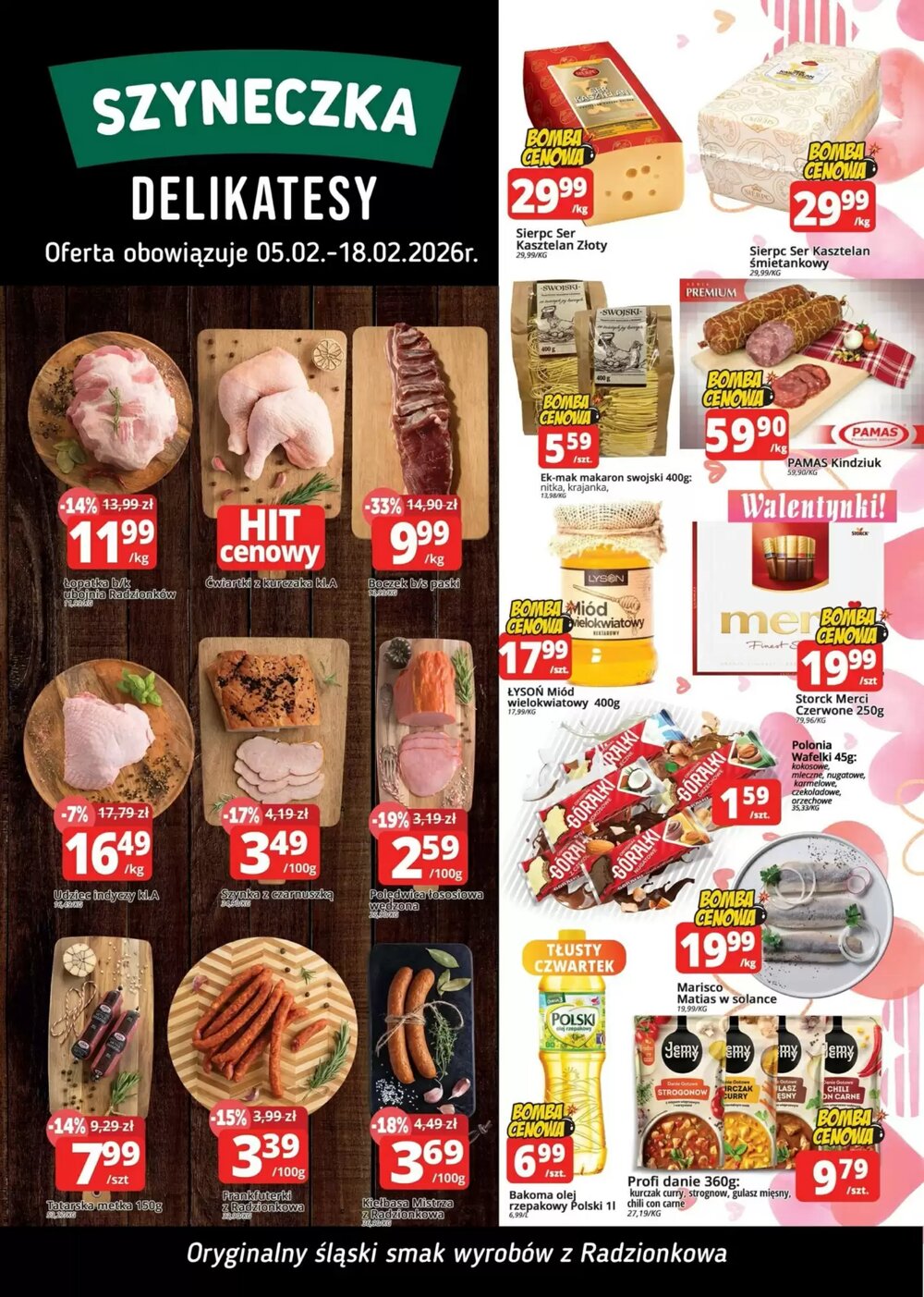 Gazetka promocyjna Szyneczka  ważna od 05.02.2026 - Strona 1.