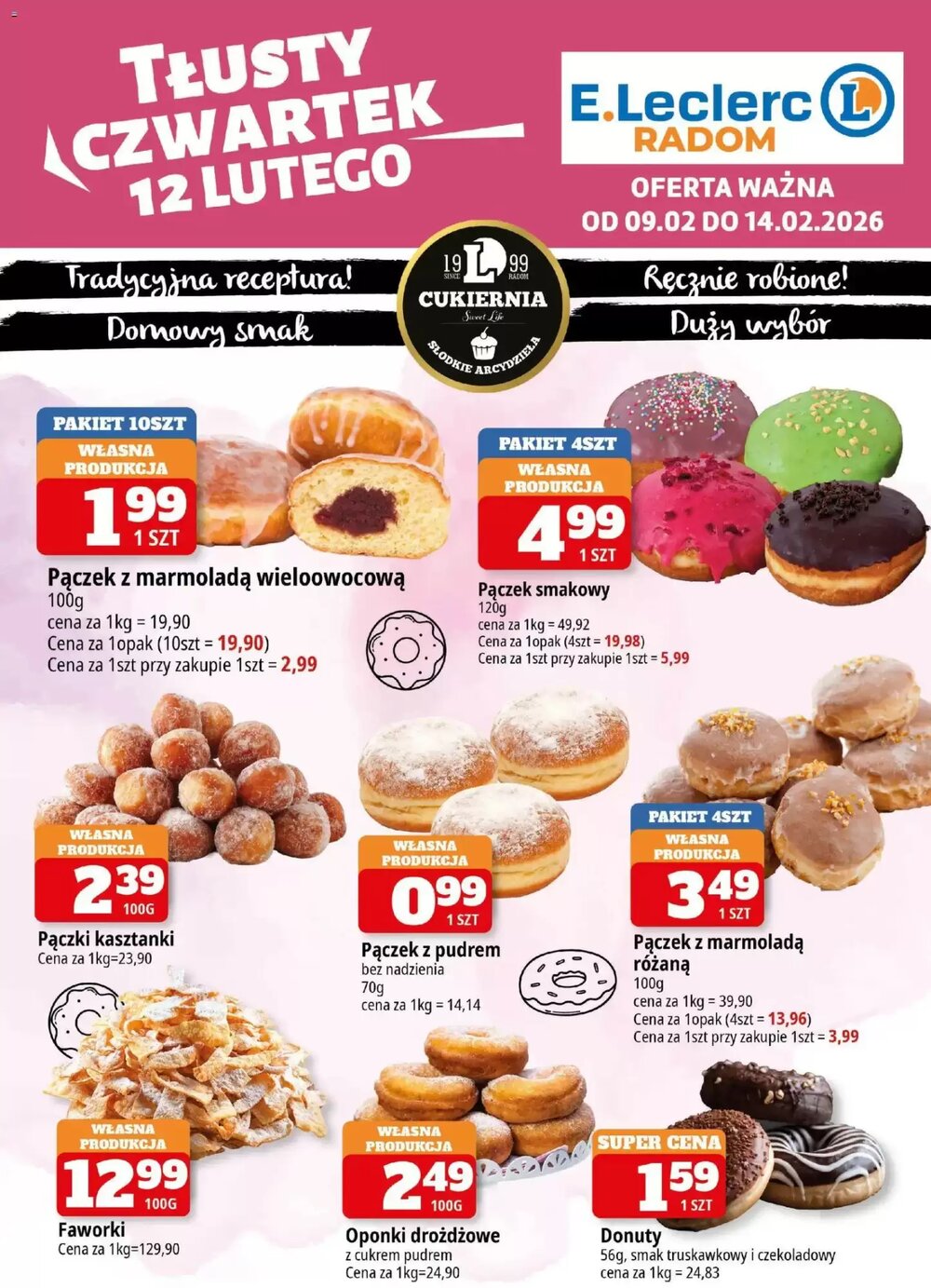 Gazetka promocyjna E.Leclerc  ważna od 09.02.2026 - Strona 1.