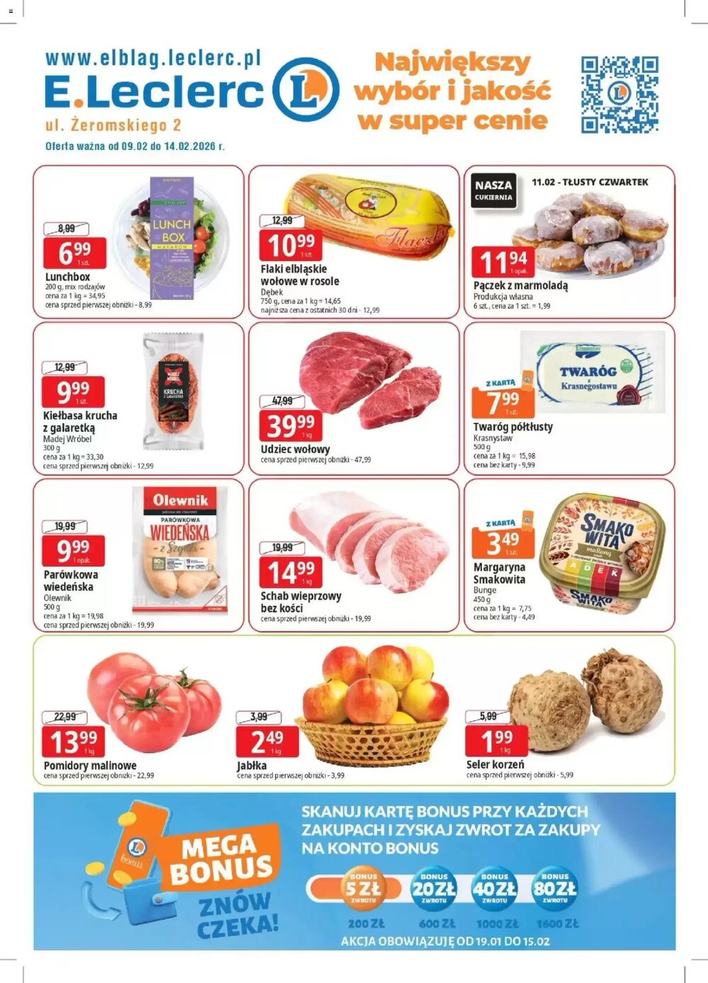 Gazetka promocyjna E.Leclerc  ważna od 09.02.2026 - Strona 1.
