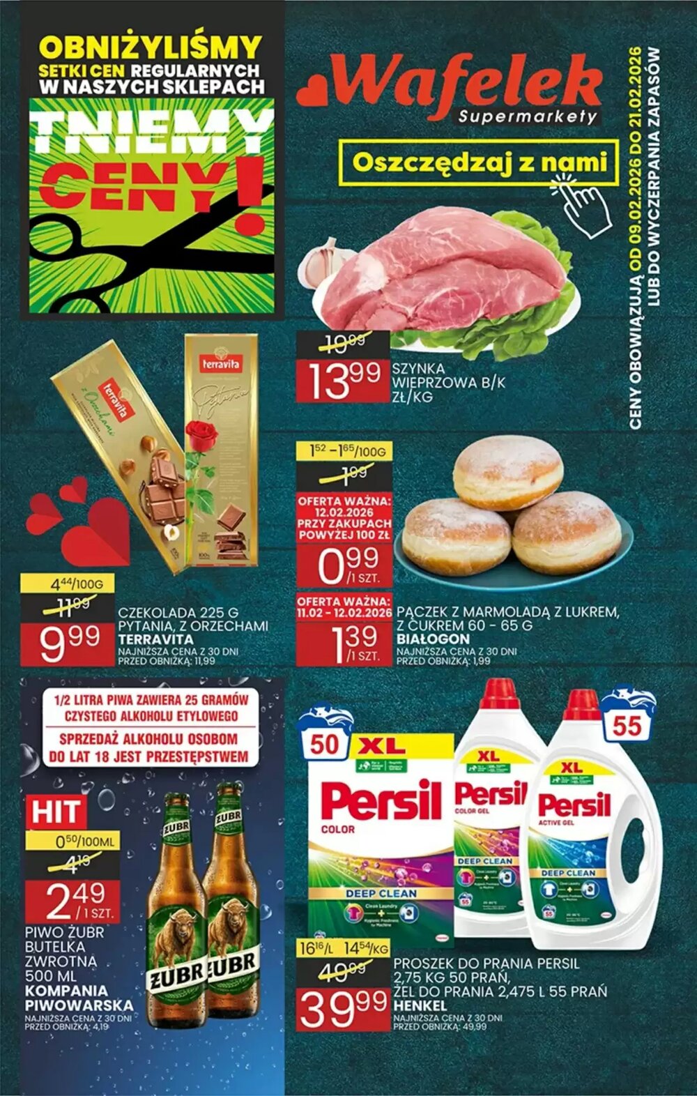 Gazetka promocyjna Wafelek  ważna od 09.02.2026 - Strona 1.