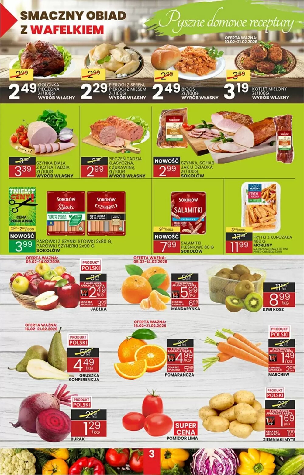 Gazetka promocyjna Wafelek  ważna od 09.02.2026 - Strona 3.