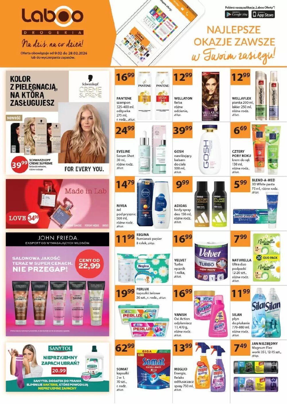 Gazetka promocyjna Drogerie Laboo  ważna od 09.02.2026 - Strona 1.