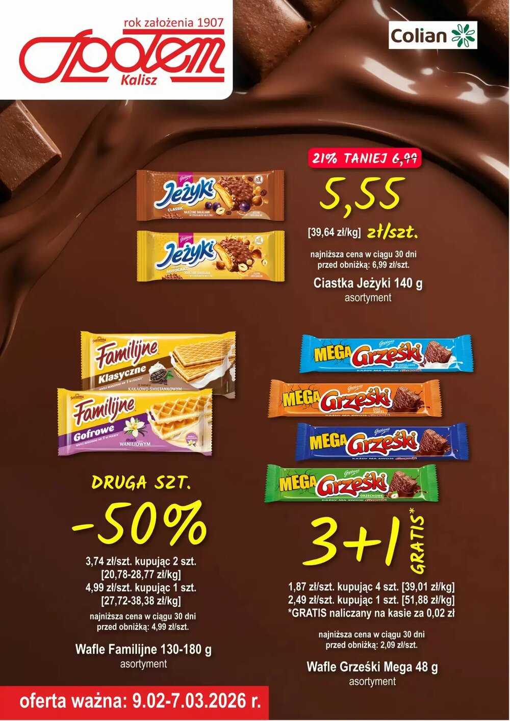 Gazetka promocyjna Społem  ważna od 09.02.2026 - Strona 1.