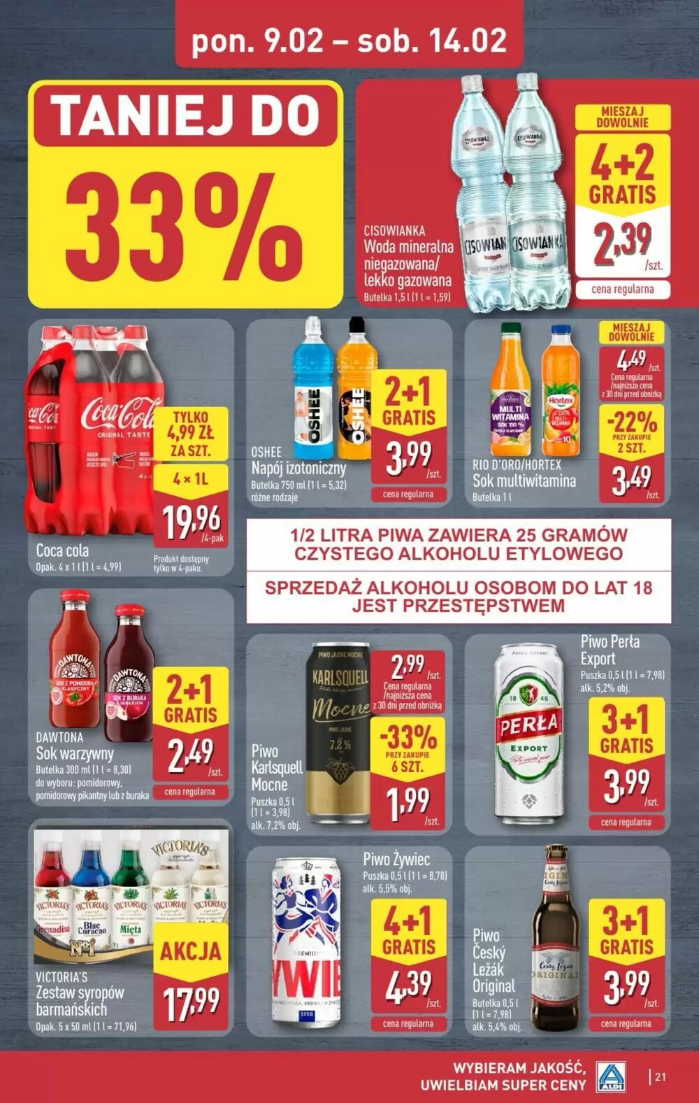 Gazetka promocyjna ALDI  ważna od 09.02.2026 - Strona 21.
