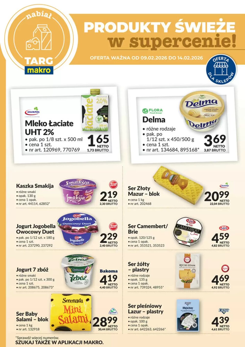 Gazetka promocyjna Makro  ważna od 09.02.2026 - Strona 1.