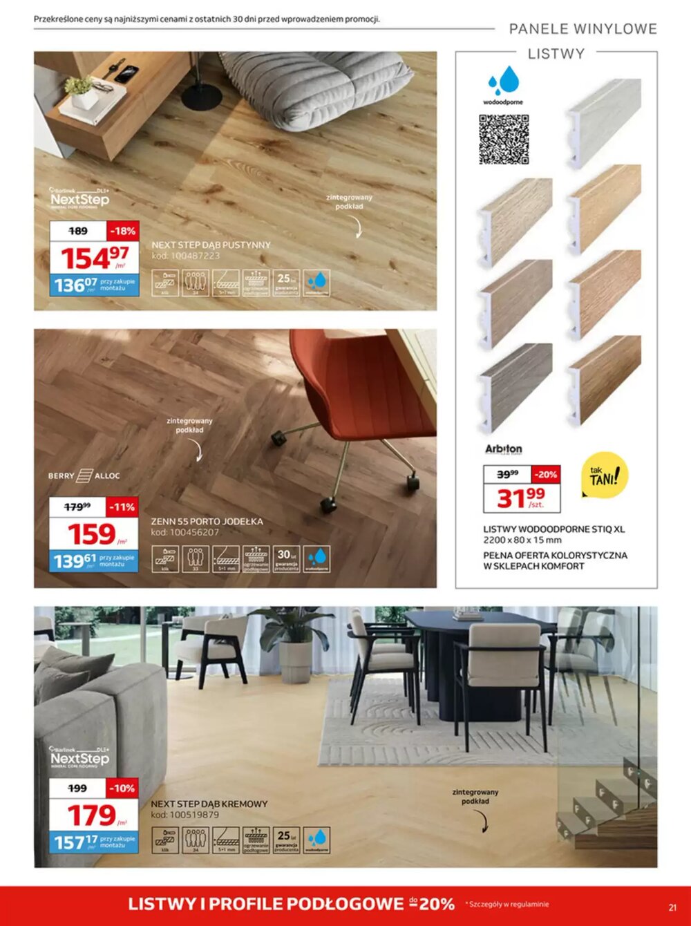 Gazetka promocyjna Komfort  ważna od 09.02.2026 - Strona 21.