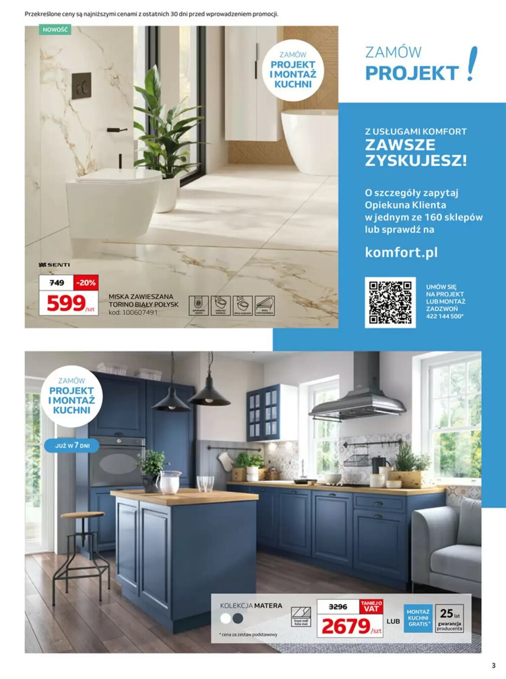Gazetka promocyjna Komfort  ważna od 09.02.2026 - Strona 3.