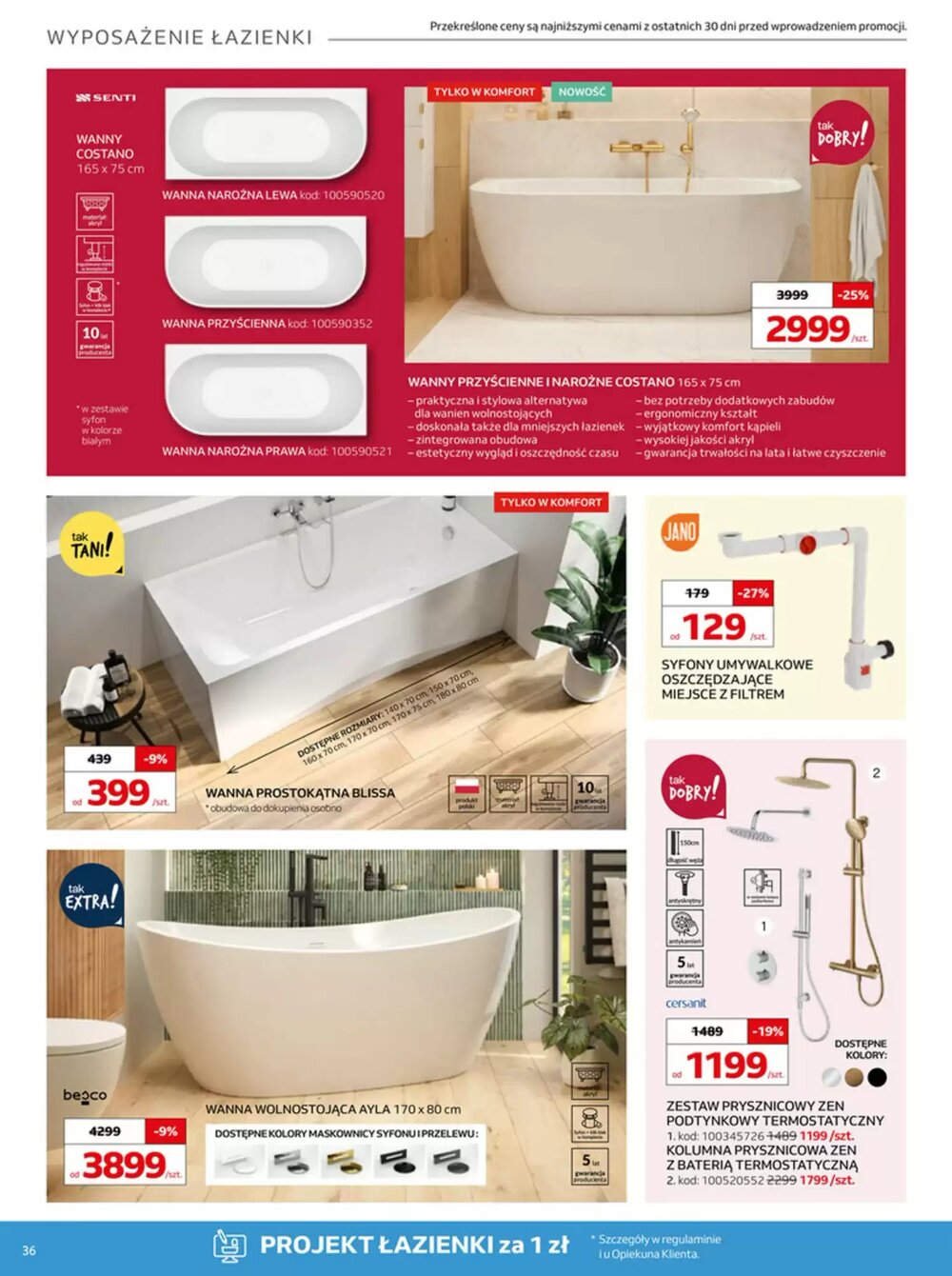 Gazetka promocyjna Komfort  ważna od 09.02.2026 - Strona 36.