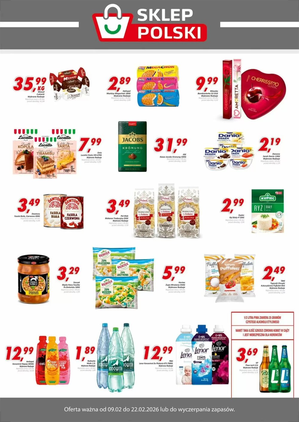 Gazetka promocyjna Sklep Polski  ważna od 09.02.2026 - Strona 1.