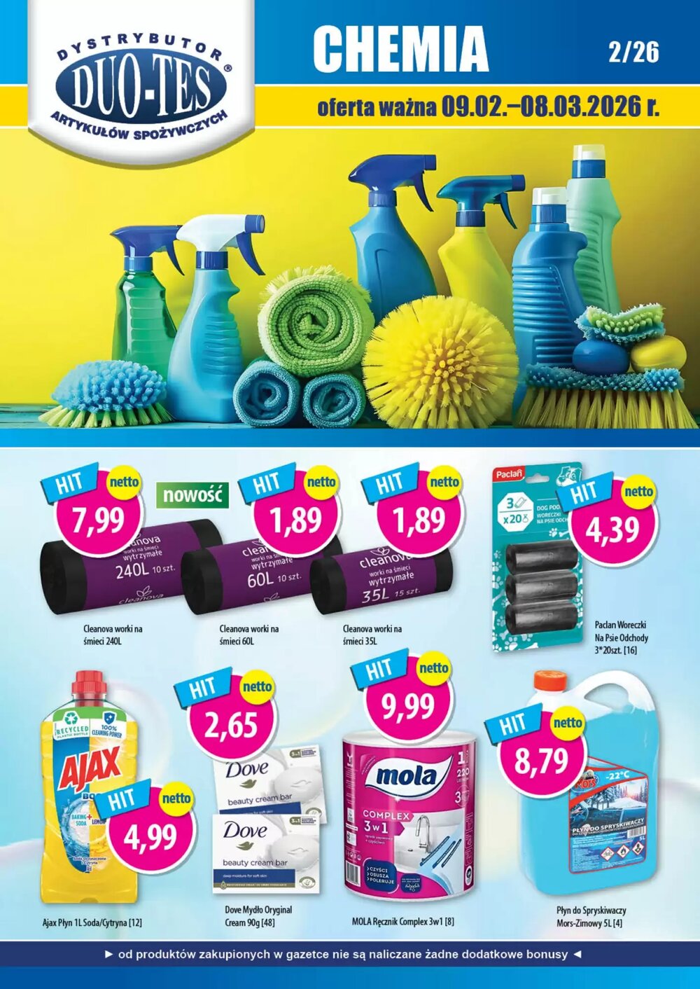 Gazetka promocyjna DUO-TES  ważna od 09.02.2026 - Strona 1.