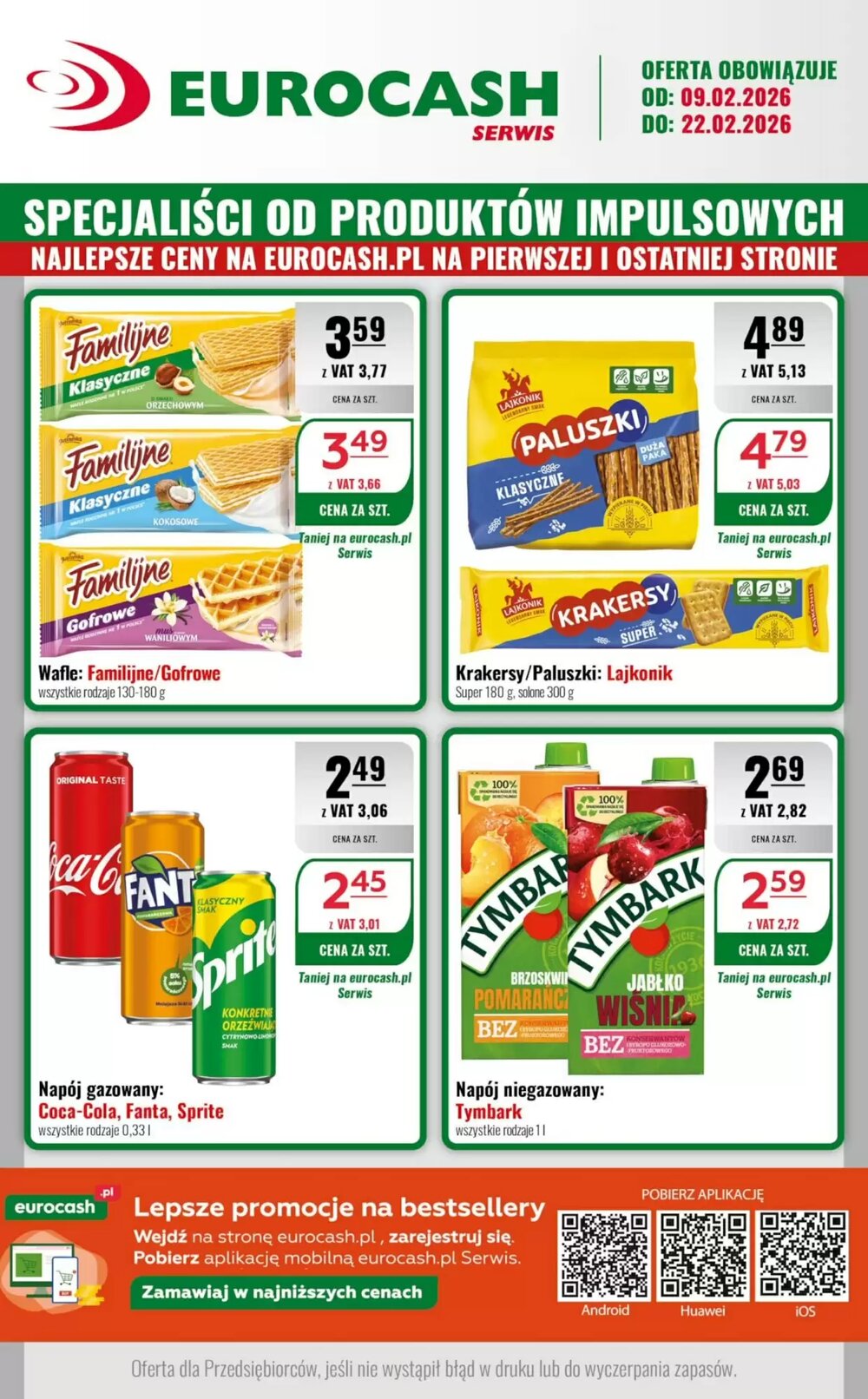 Gazetka promocyjna Eurocash  ważna od 09.02.2026 - Strona 1.