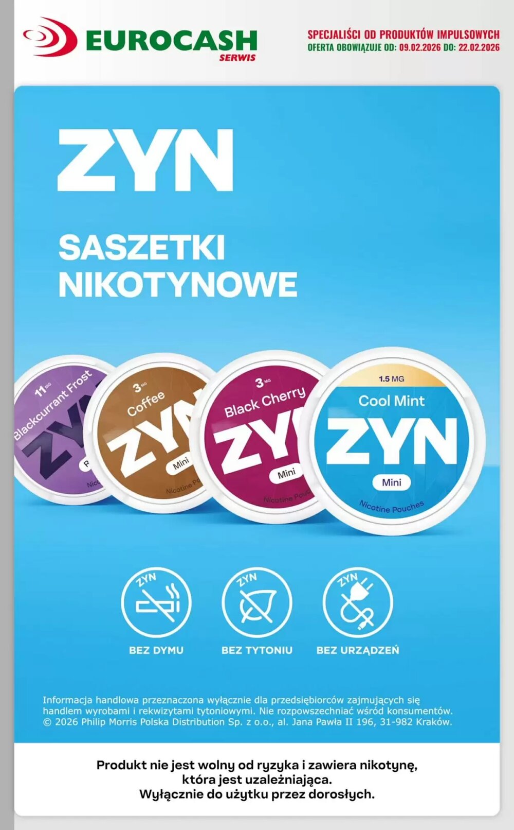 Gazetka promocyjna Eurocash  ważna od 09.02.2026 - Strona 22.