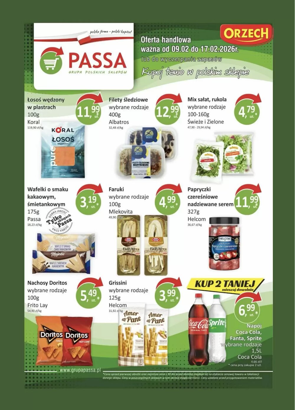 Gazetka promocyjna Orzech  ważna od 09.02.2026 - Strona 1.