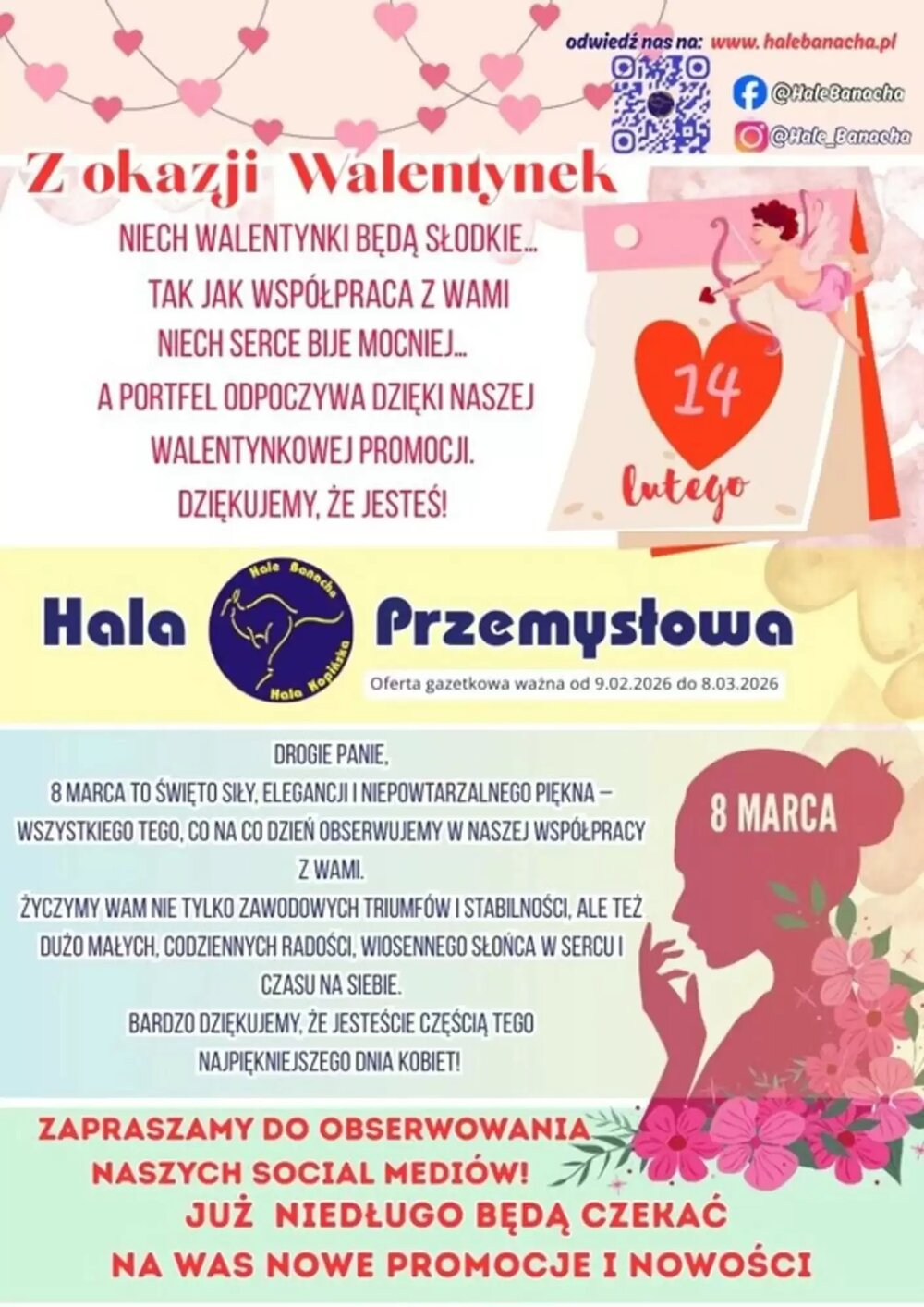 Gazetka promocyjna Hale Banacha  ważna od 09.02.2026 - Strona 1.