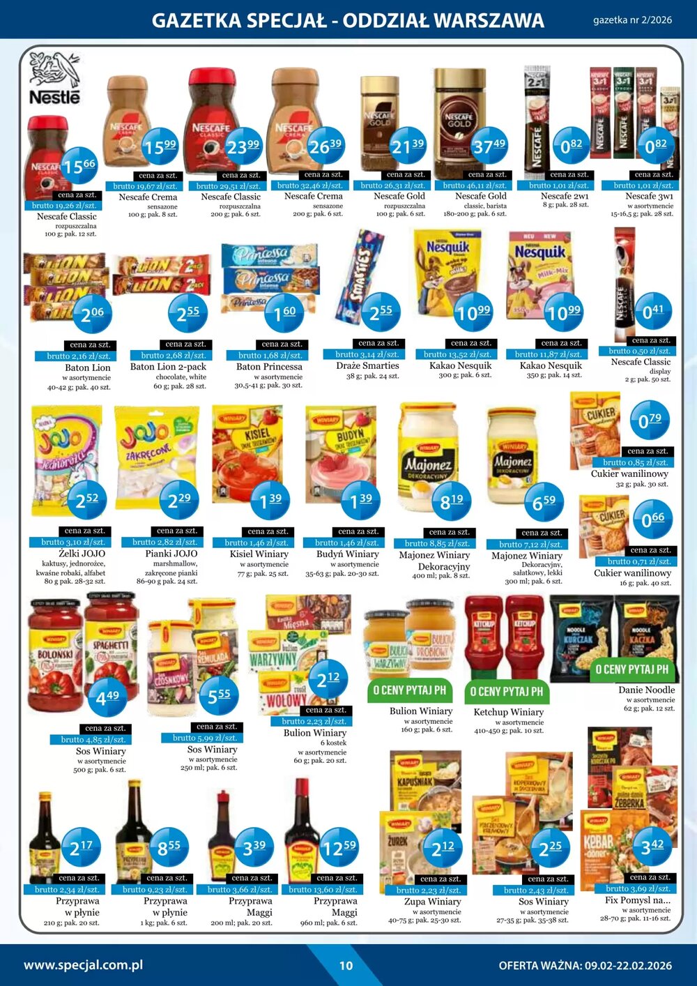 Gazetka promocyjna Specjał  ważna od 09.02.2026 - Strona 10.