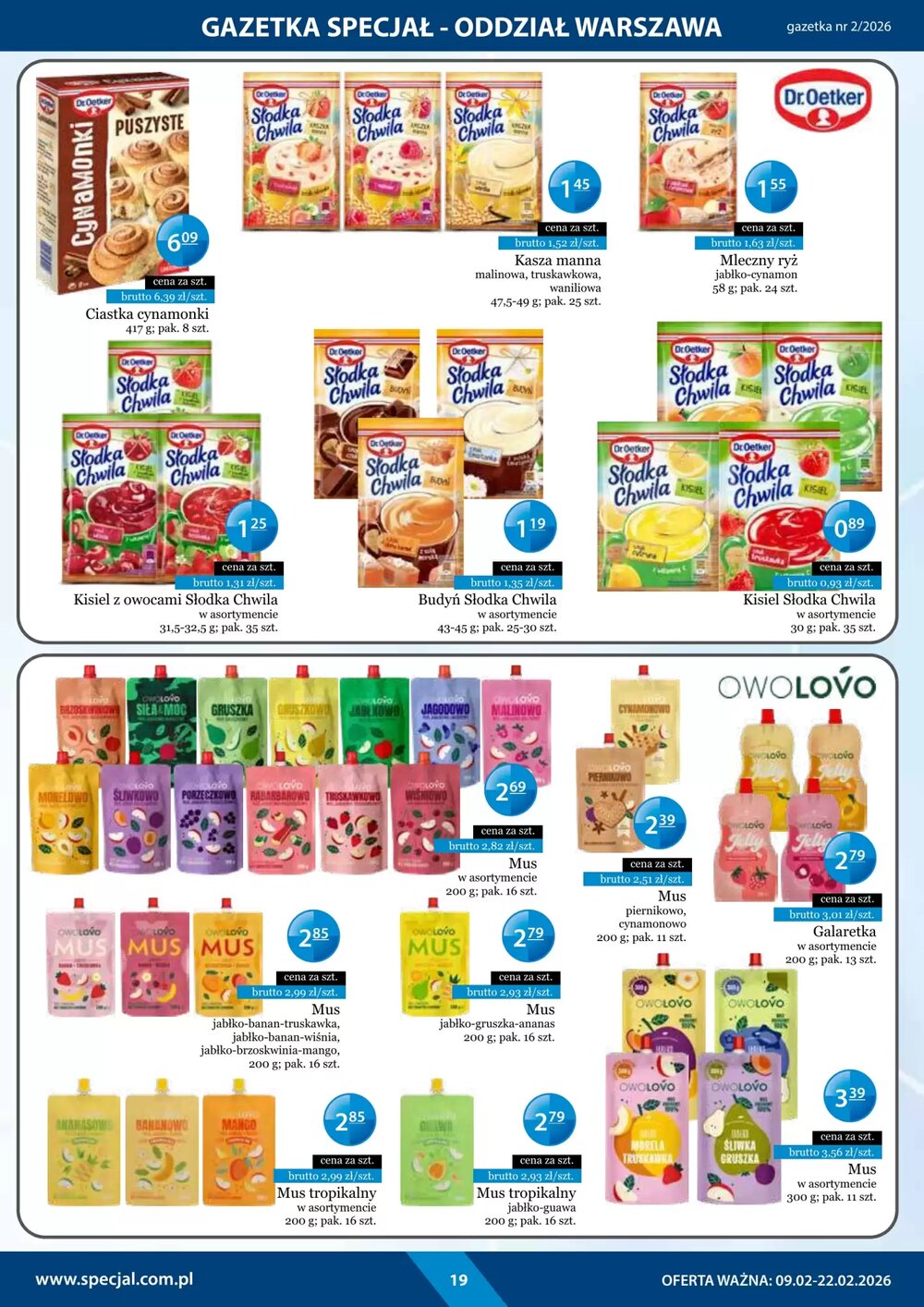 Gazetka promocyjna Specjał  ważna od 09.02.2026 - Strona 19.
