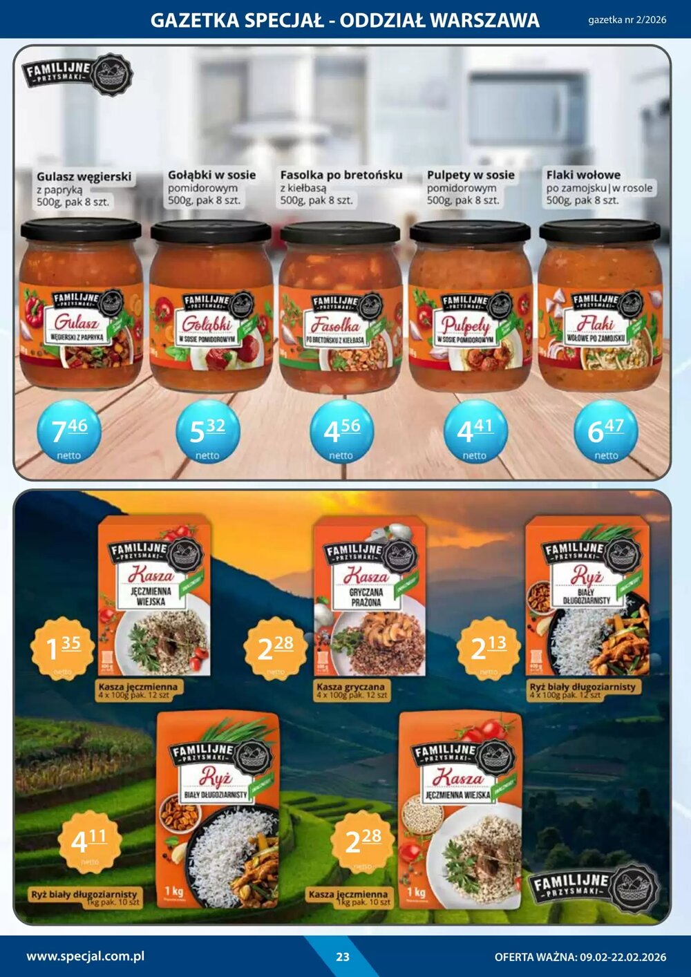 Gazetka promocyjna Specjał  ważna od 09.02.2026 - Strona 23.