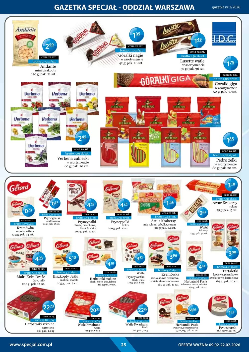 Gazetka promocyjna Specjał  ważna od 09.02.2026 - Strona 25.