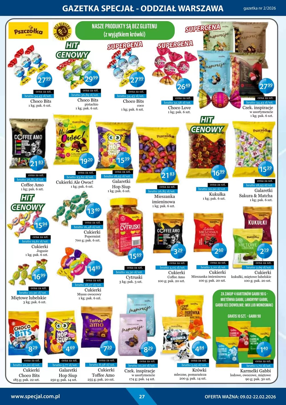Gazetka promocyjna Specjał  ważna od 09.02.2026 - Strona 27.
