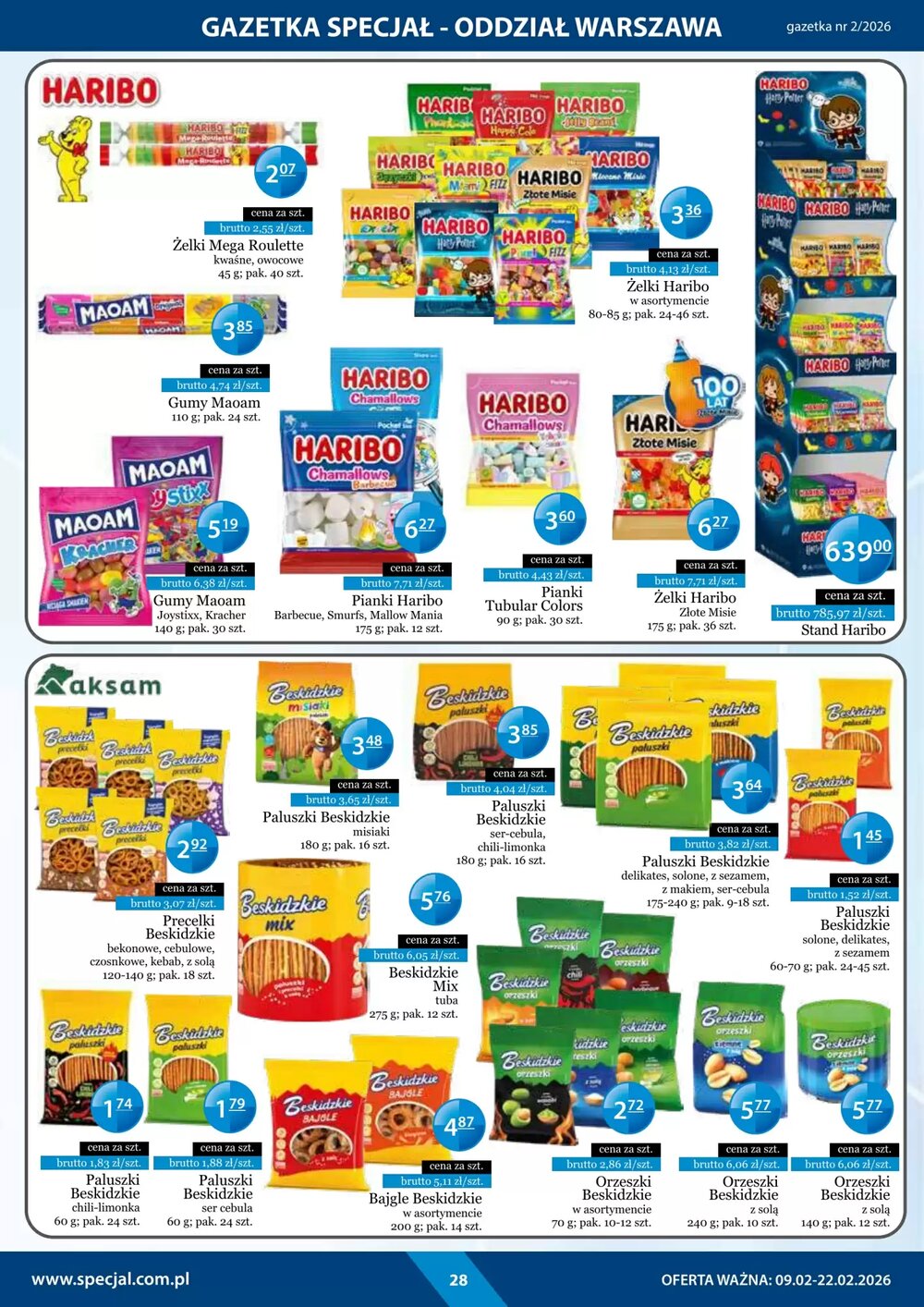 Gazetka promocyjna Specjał  ważna od 09.02.2026 - Strona 28.