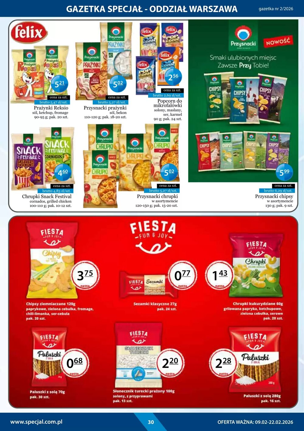 Gazetka promocyjna Specjał  ważna od 09.02.2026 - Strona 30.