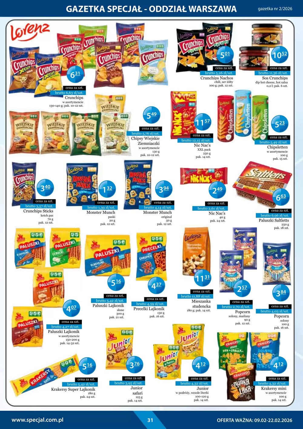 Gazetka promocyjna Specjał  ważna od 09.02.2026 - Strona 31.
