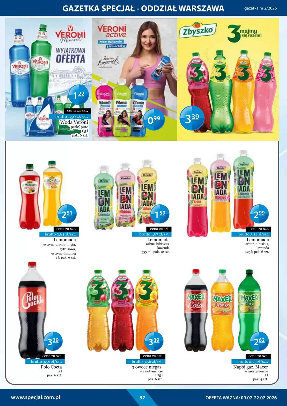 Gazetka promocyjna Specjał  ważna od 09.02.2026 - Strona 37.