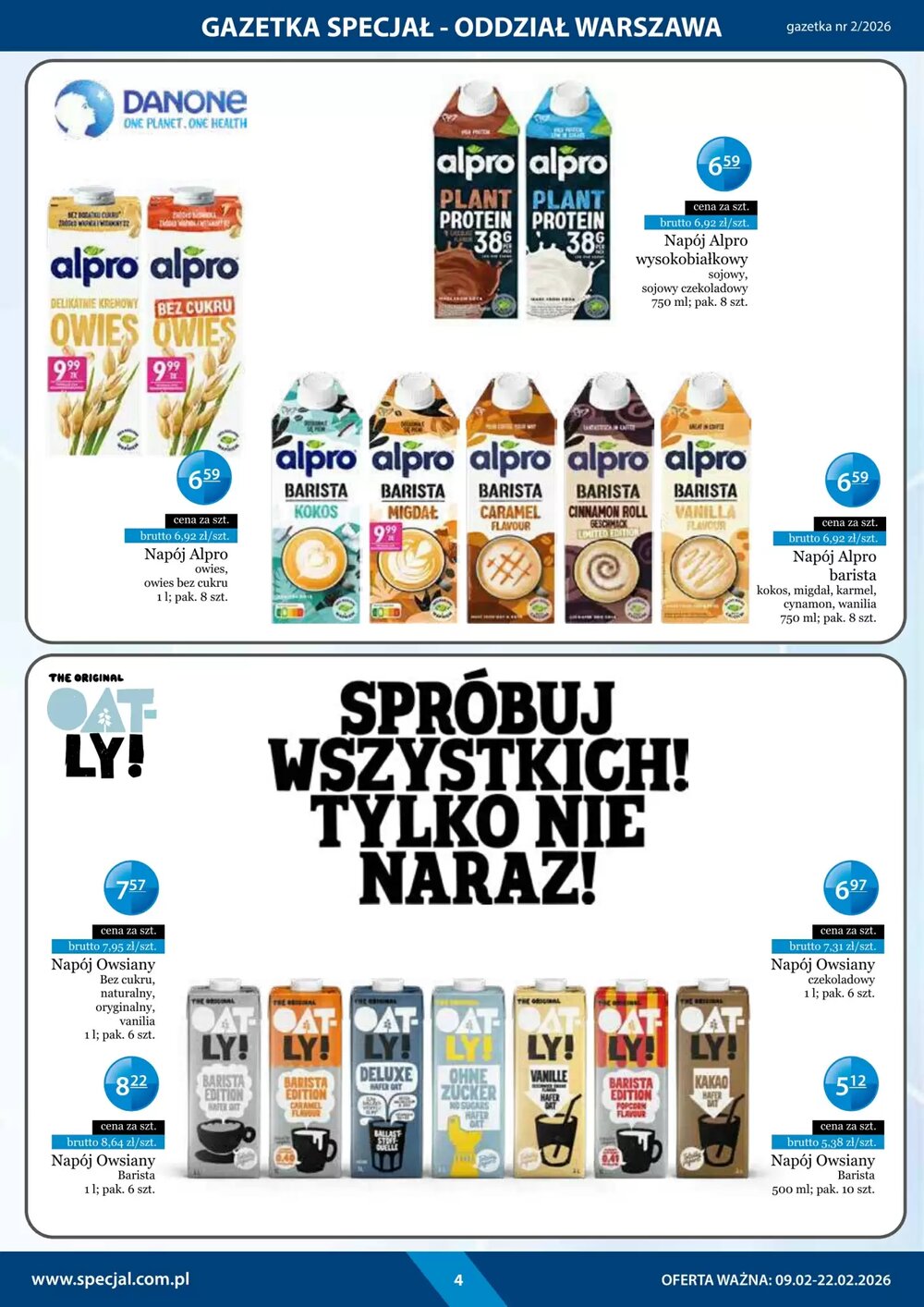 Gazetka promocyjna Specjał  ważna od 09.02.2026 - Strona 4.