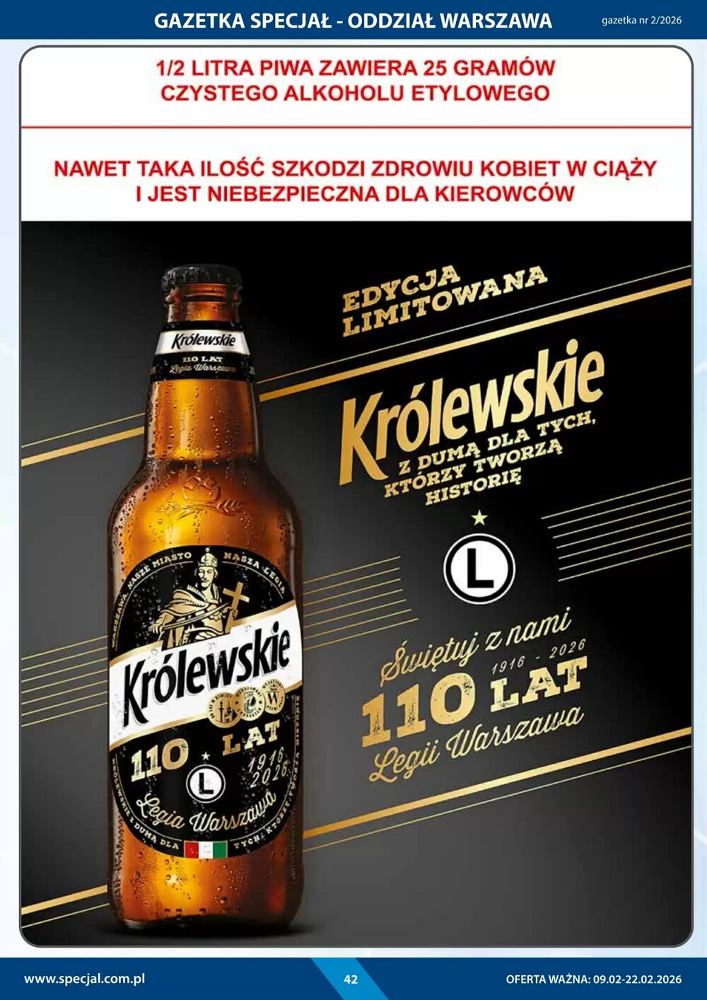 Gazetka promocyjna Specjał  ważna od 09.02.2026 - Strona 42.