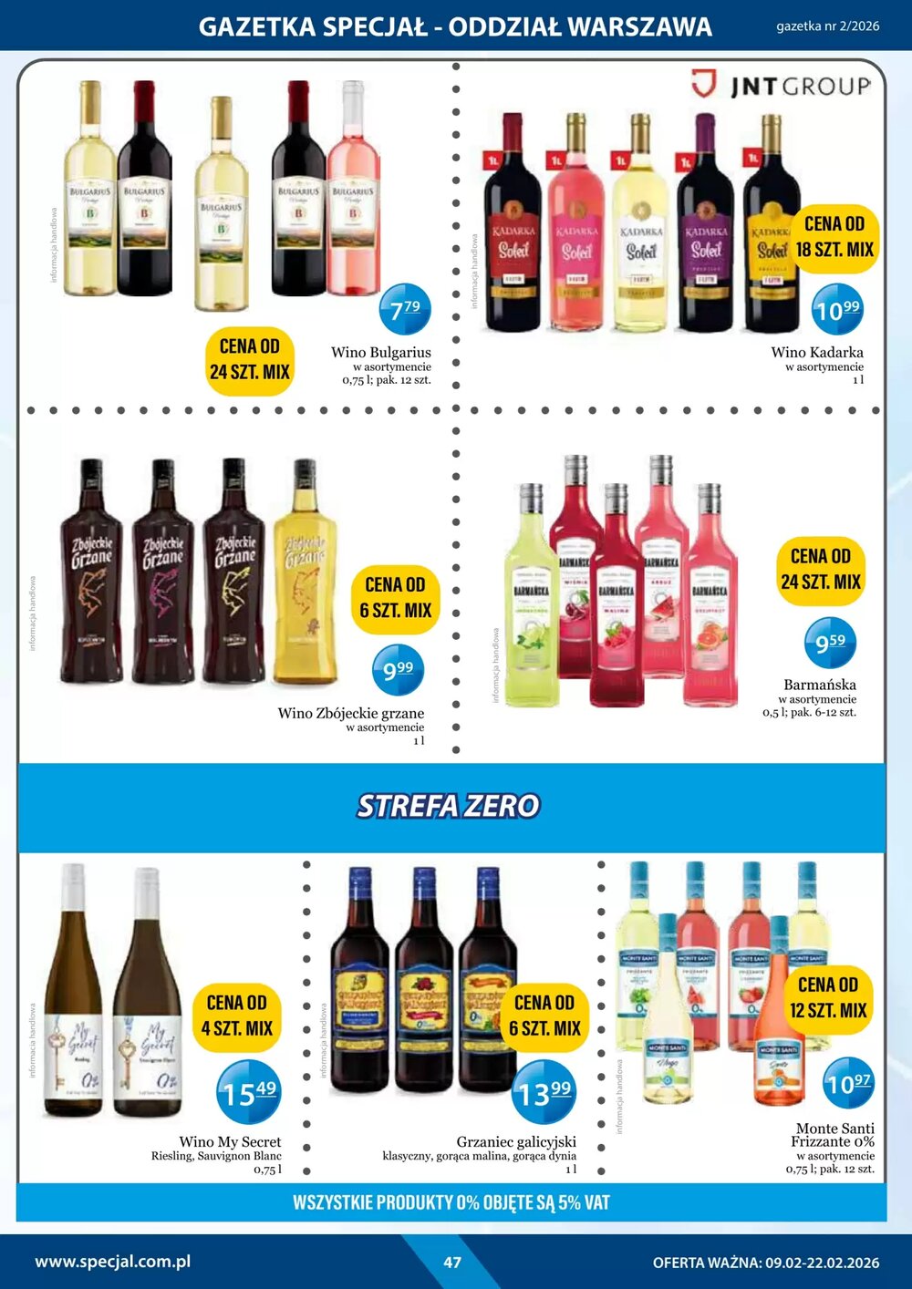 Gazetka promocyjna Specjał  ważna od 09.02.2026 - Strona 47.