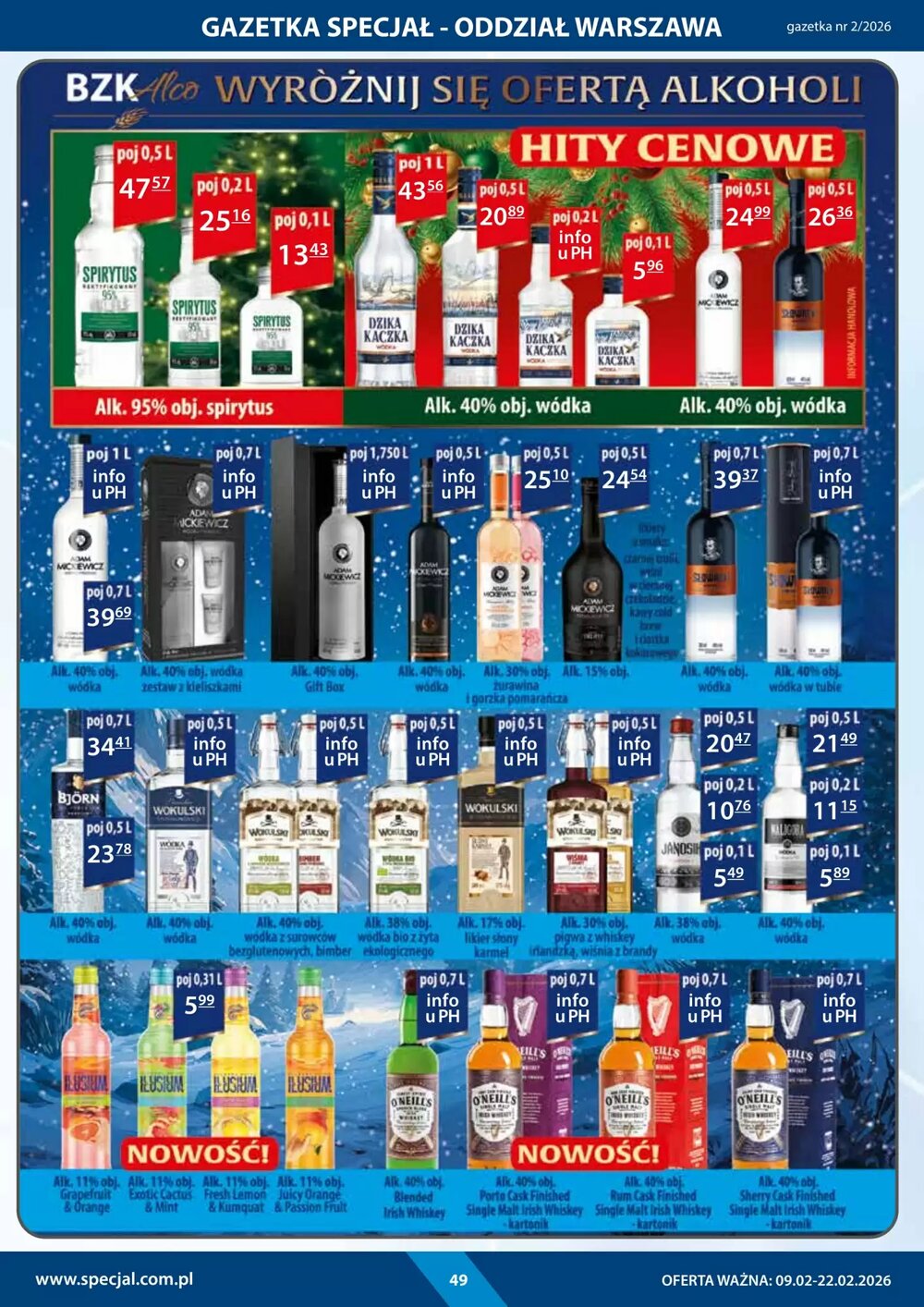 Gazetka promocyjna Specjał  ważna od 09.02.2026 - Strona 49.