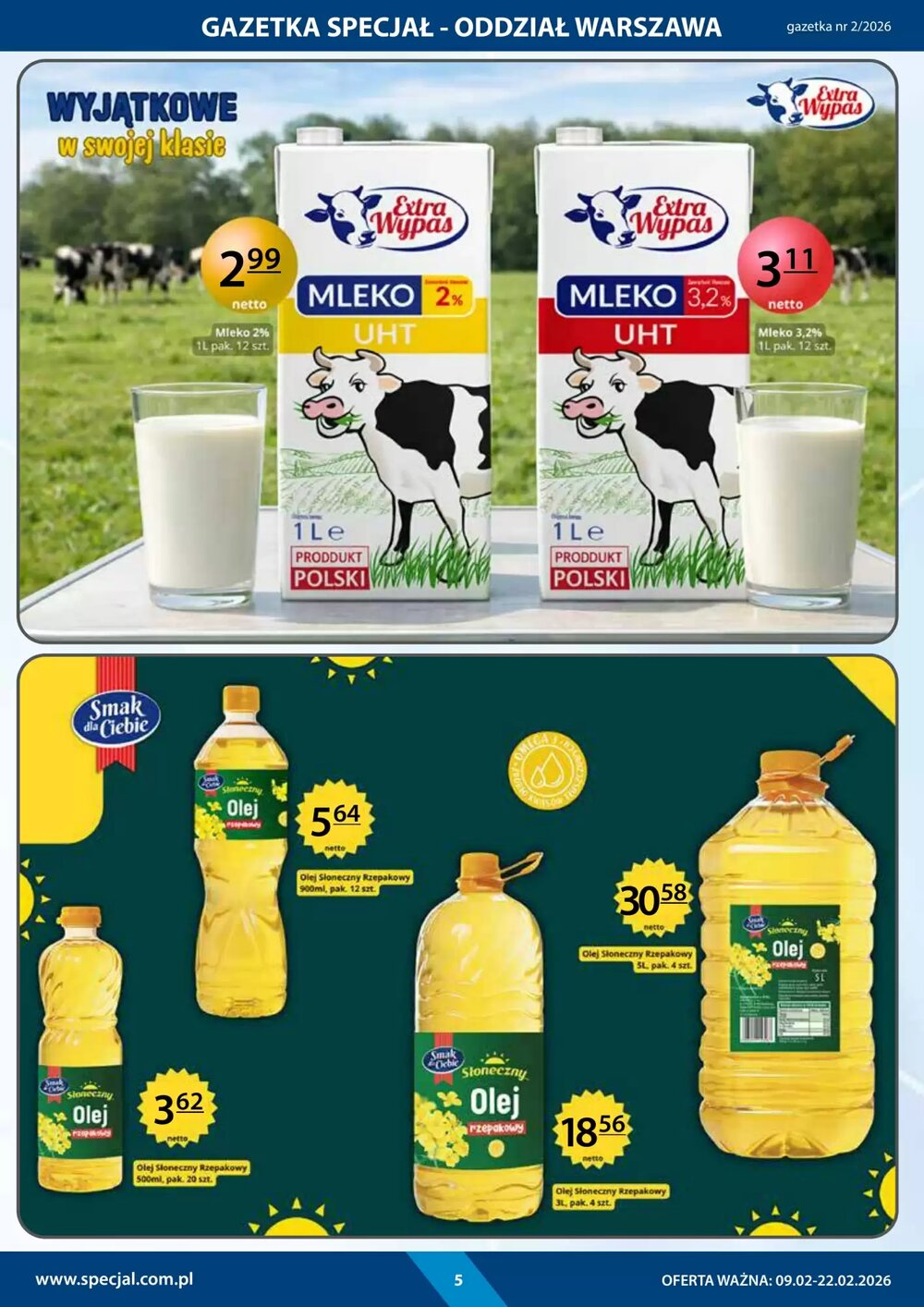 Gazetka promocyjna Specjał  ważna od 09.02.2026 - Strona 5.