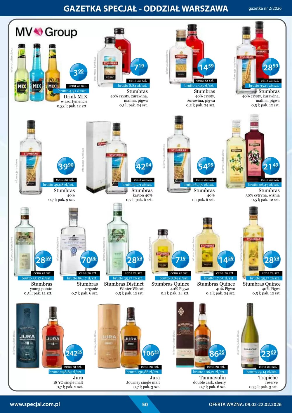 Gazetka promocyjna Specjał  ważna od 09.02.2026 - Strona 50.