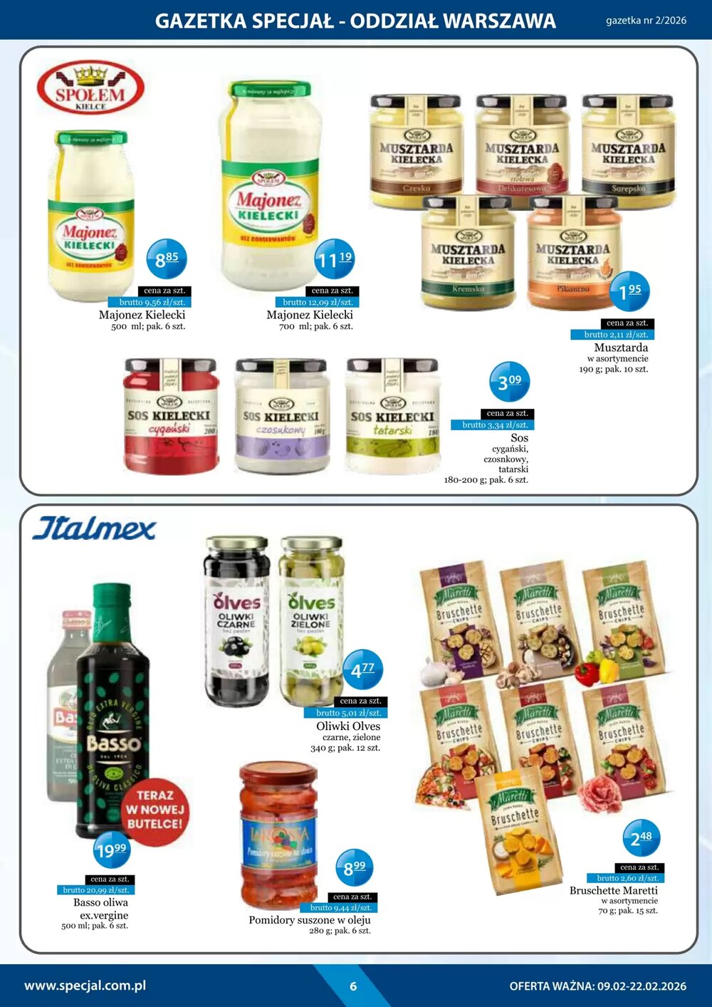 Gazetka promocyjna Specjał  ważna od 09.02.2026 - Strona 6.