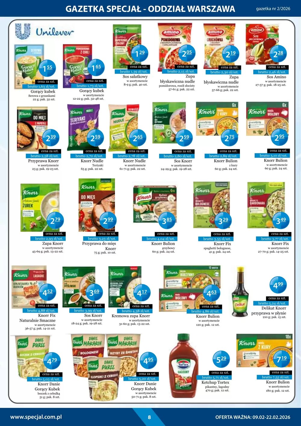 Gazetka promocyjna Specjał  ważna od 09.02.2026 - Strona 8.