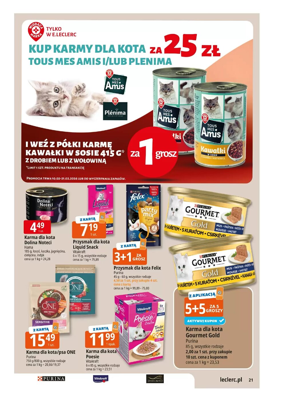 Gazetka promocyjna E.Leclerc  ważna od 10.02.2026 - Strona 21.