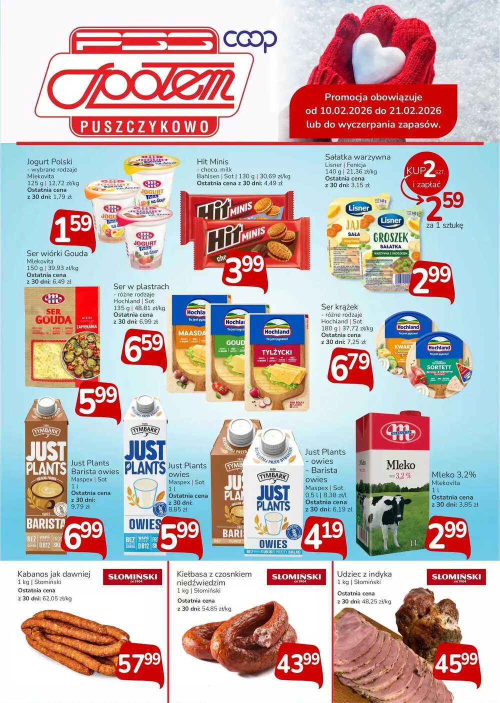 Gazetka promocyjna Społem  ważna od 10.02.2026 - Strona 1.