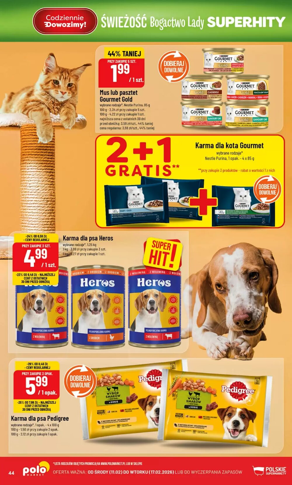 Gazetka promocyjna Polomarket  ważna od 11.02.2026 - Strona 44.