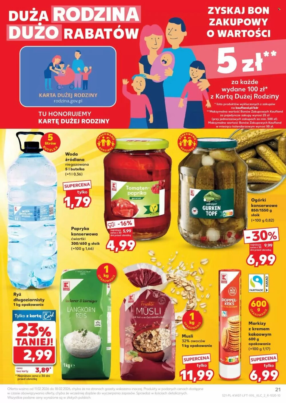 Gazetka promocyjna Kaufland  ważna od 11.02.2026 - Strona 21.