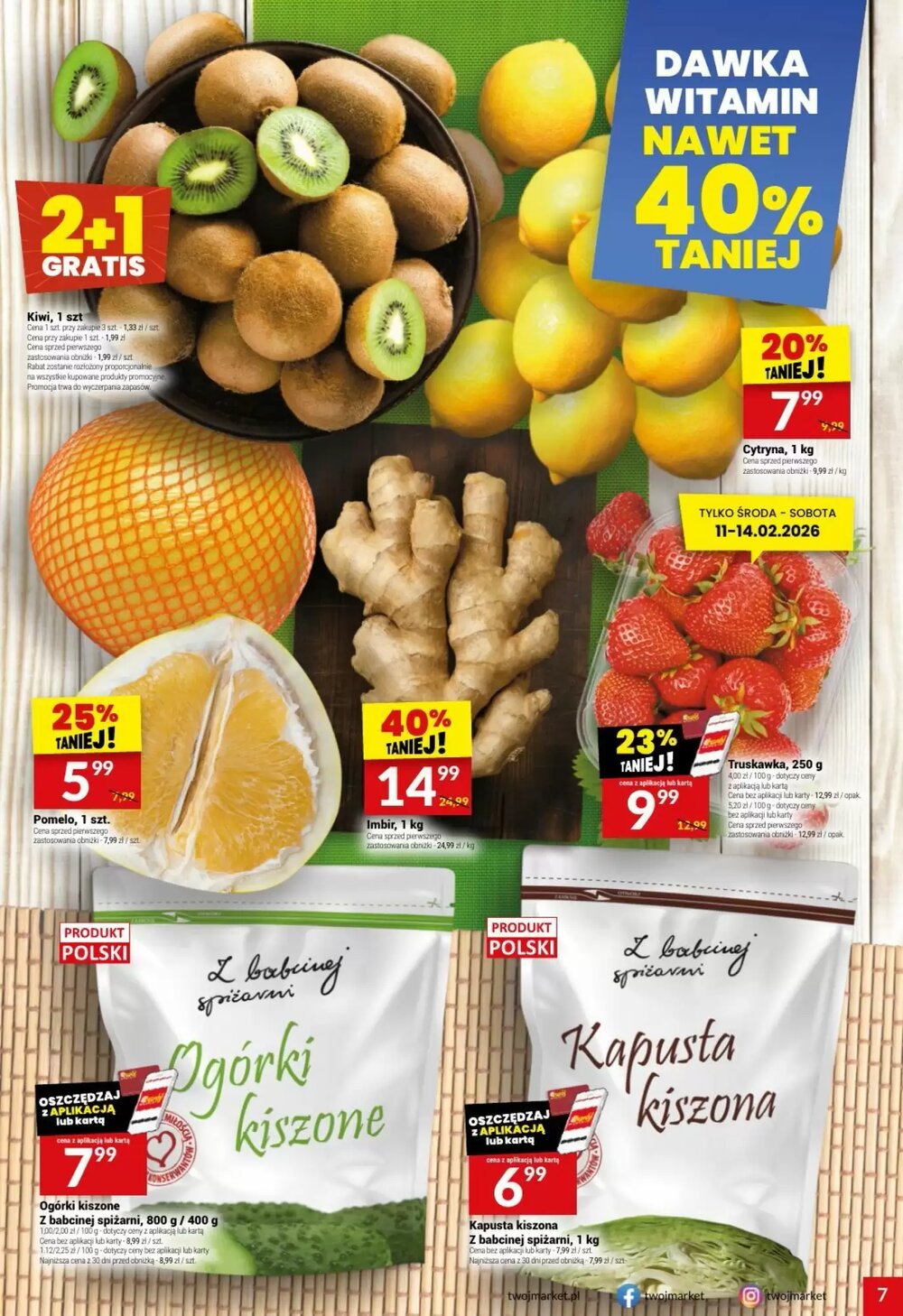 Gazetka promocyjna Twój Market  ważna od 11.02.2026 - Strona 7.