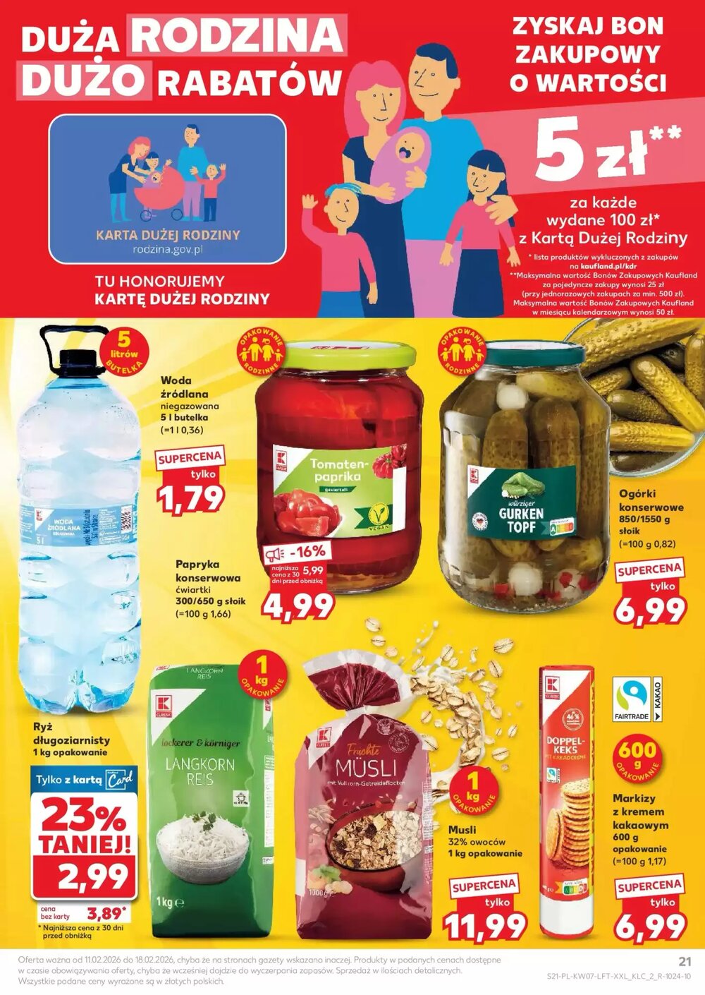 Gazetka promocyjna Kaufland  ważna od 11.02.2026 - Strona 21.